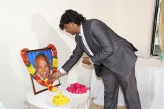 Taking blessing of elders