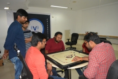 Playing carrom